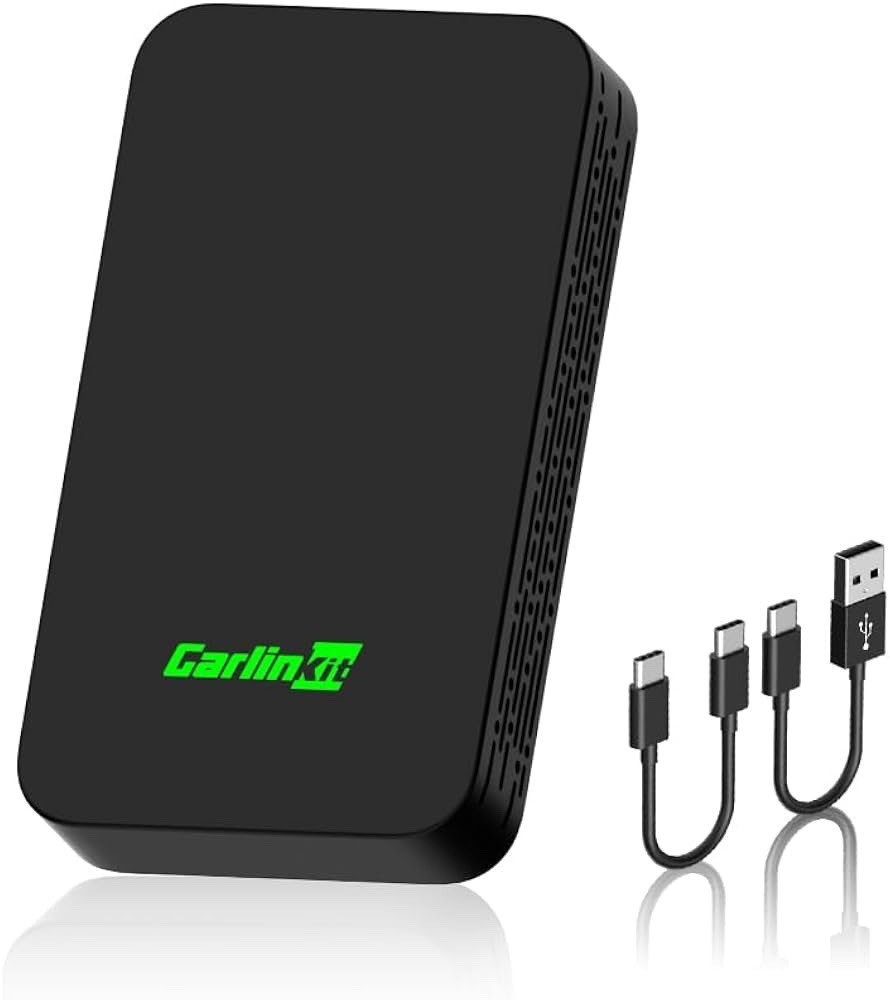 محول سيارة لاسلكي Carlinkit 5.0 يدعم CarPlay و Android