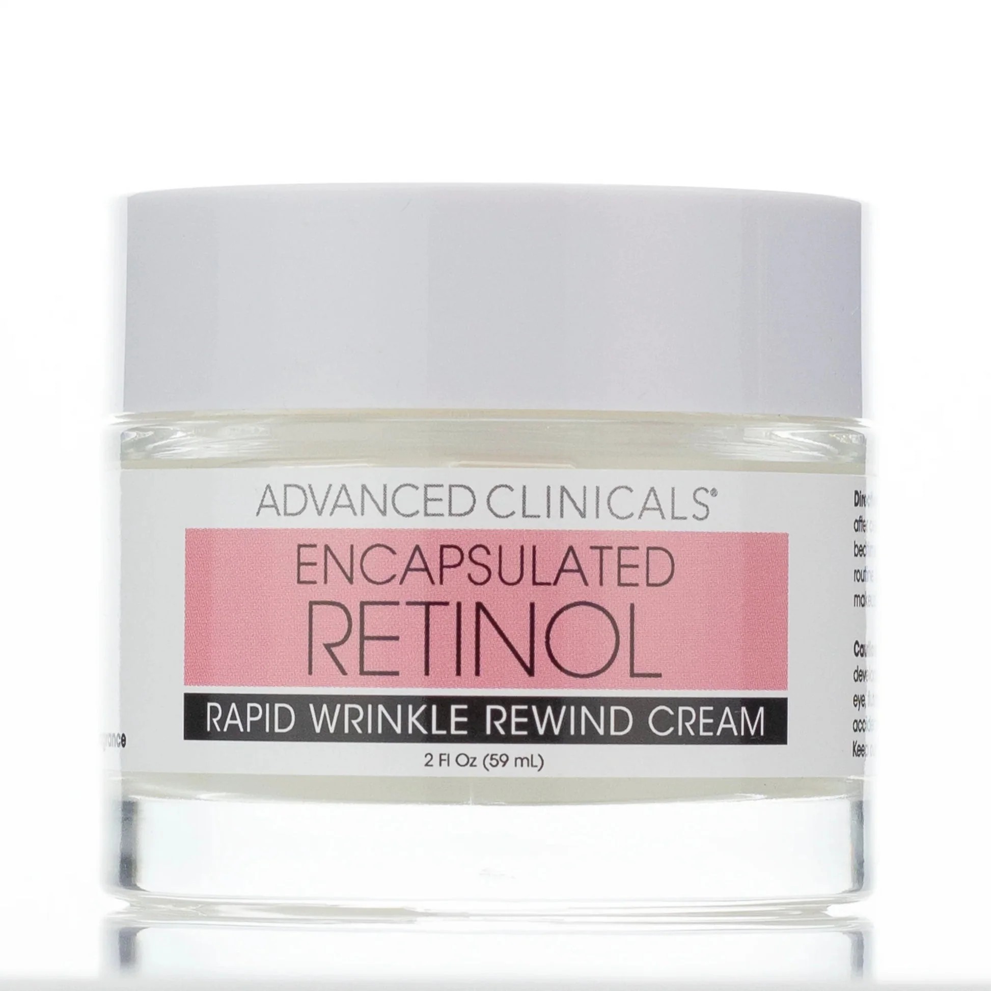 ADVANCED CLINICALS Encapsulated Retinol Rapid Wrinkle Rewind Cream كريم الريتنول للبشرة من ادفانسد كلينيكالز
