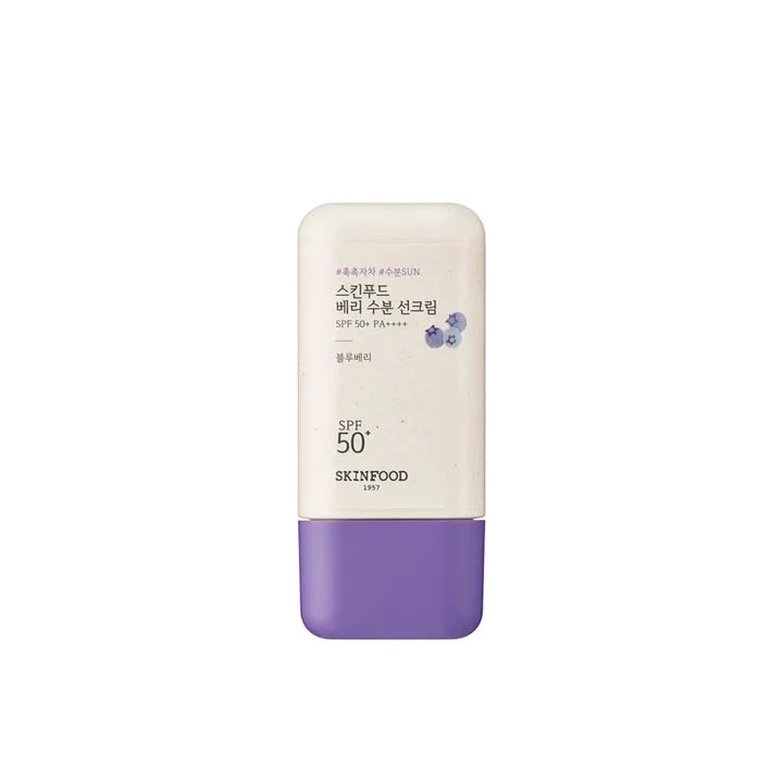 SKINFOOD Berry Moisturizing Sun Cream SPF 50+  PA++++ واقي الشمس الكيميائي بالتوت من سكنفود - 50 Ml