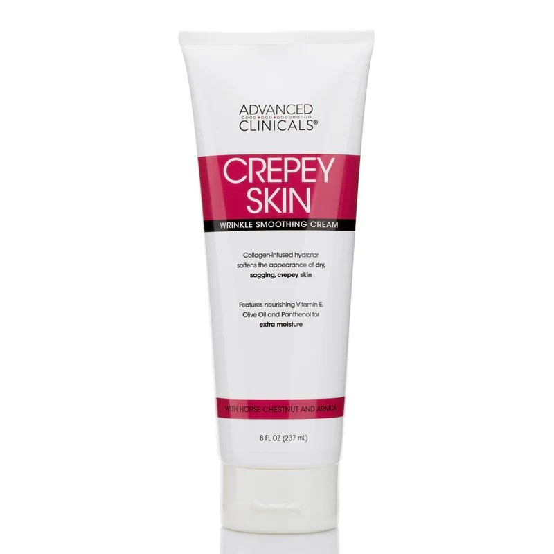 ADVANCED CLINICALS crepey skin wrinkle smoothing cream كريم علاج التجاعيد من ادفانسد كلينيكالز