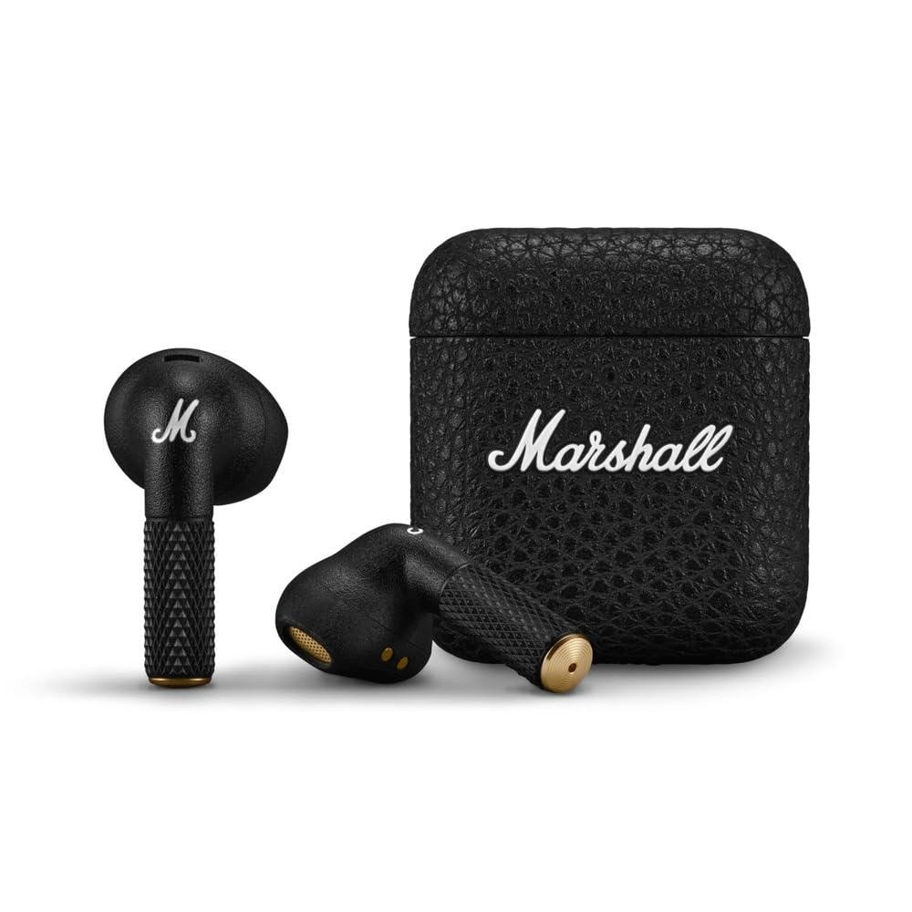 Marshall Minor IV Wireless Noise Canceling Earbuds Black