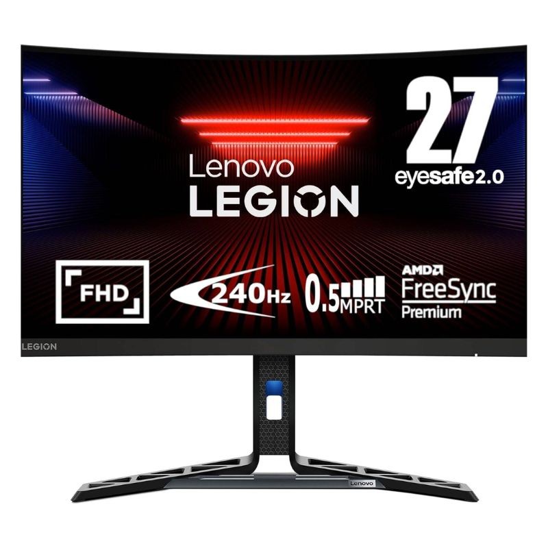 Lenovo Legion R27fc-30 27-Inch FHD VA 280Hz Curved Gaming Monitor – Black