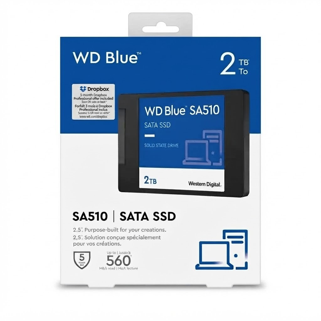 WD Blue SA510 2TB SATA 2.5 Inch Internal SSD