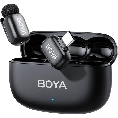 ميكروفون BOYA Mini 2-05 اللاسلكي فائق الصغر – USB-C