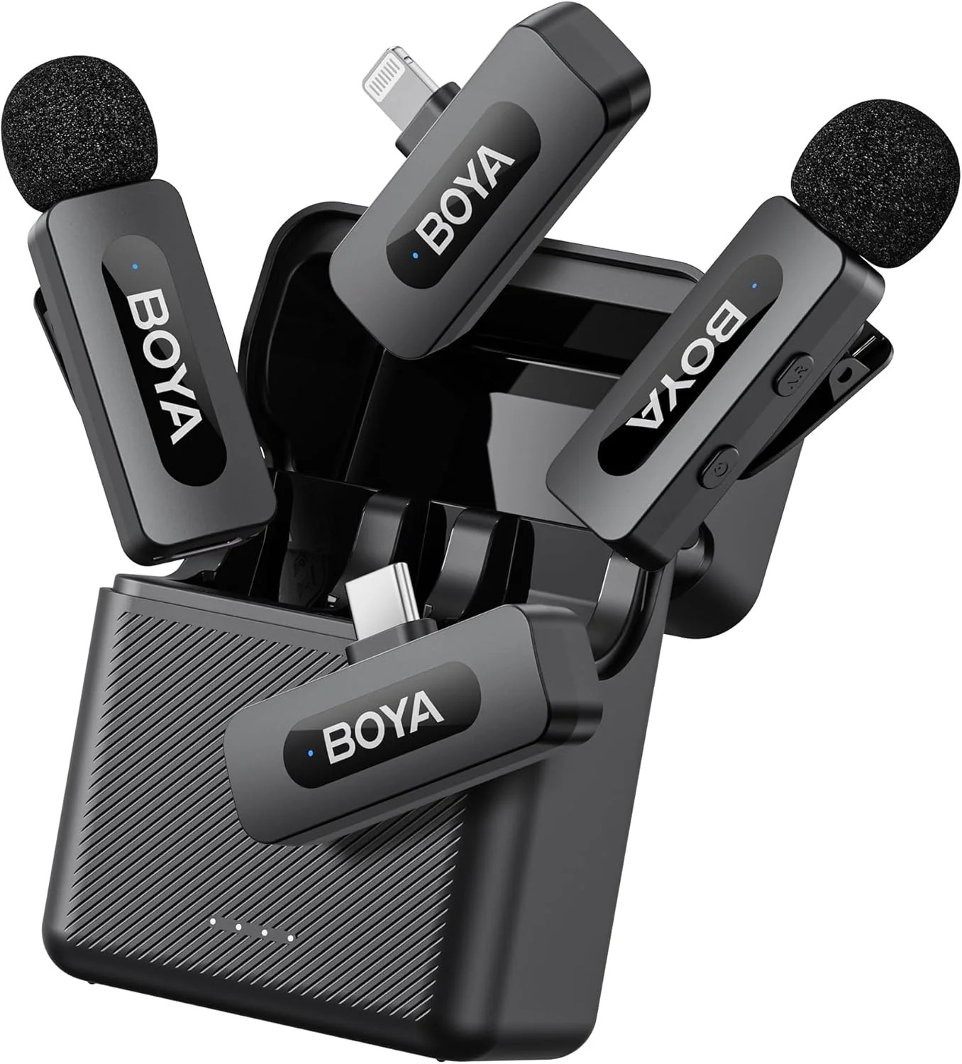 ميكروفون BOYA BY-V3 Combo اللاسلكي لأجهزة iPhone وAndroid