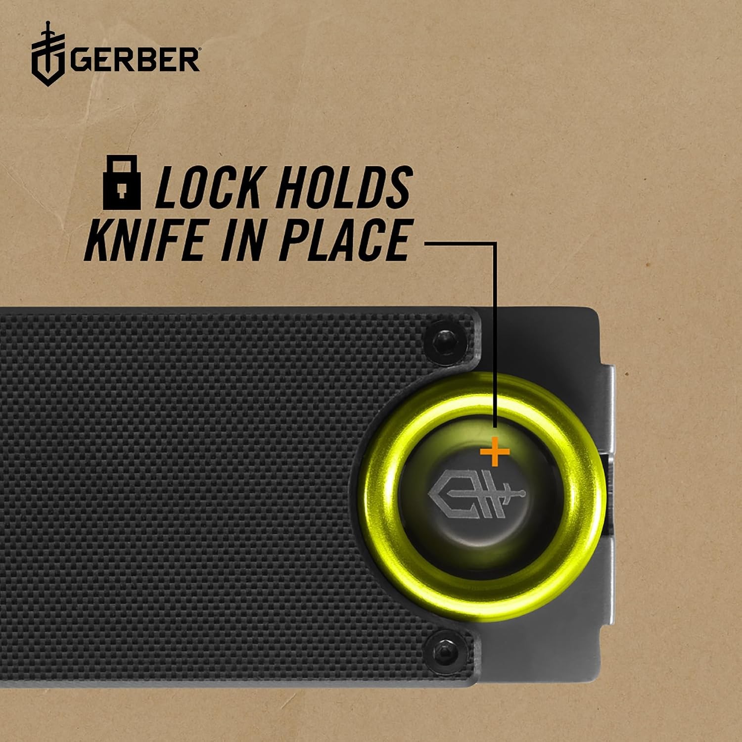 سكين تخييم صغيرة مع مشبك نقود مدمج Gerber GDC Money Clip with Stainless Steel Pocket Knife for Camping & Hiking & EDC