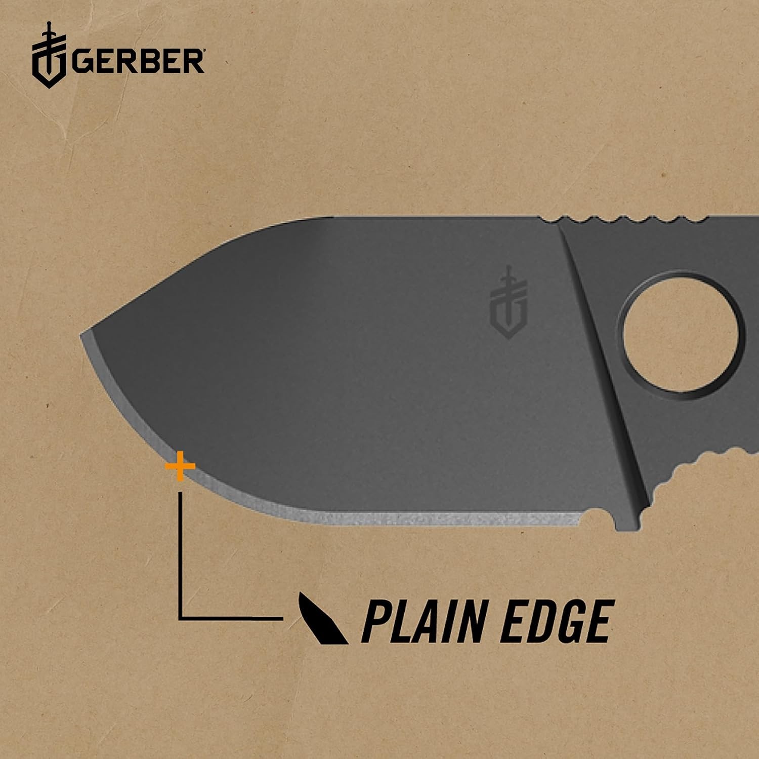 سكين تخييم صغيرة مع مشبك نقود مدمج Gerber GDC Money Clip with Stainless Steel Pocket Knife for Camping & Hiking & EDC