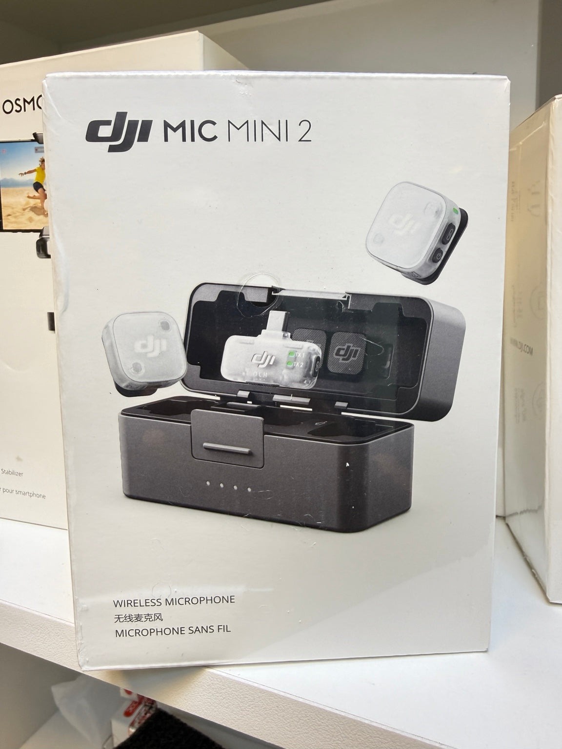 DJI Mic Mini 2 مايك لاسلكي (مرسلان + مستقبل + علبة شحن)