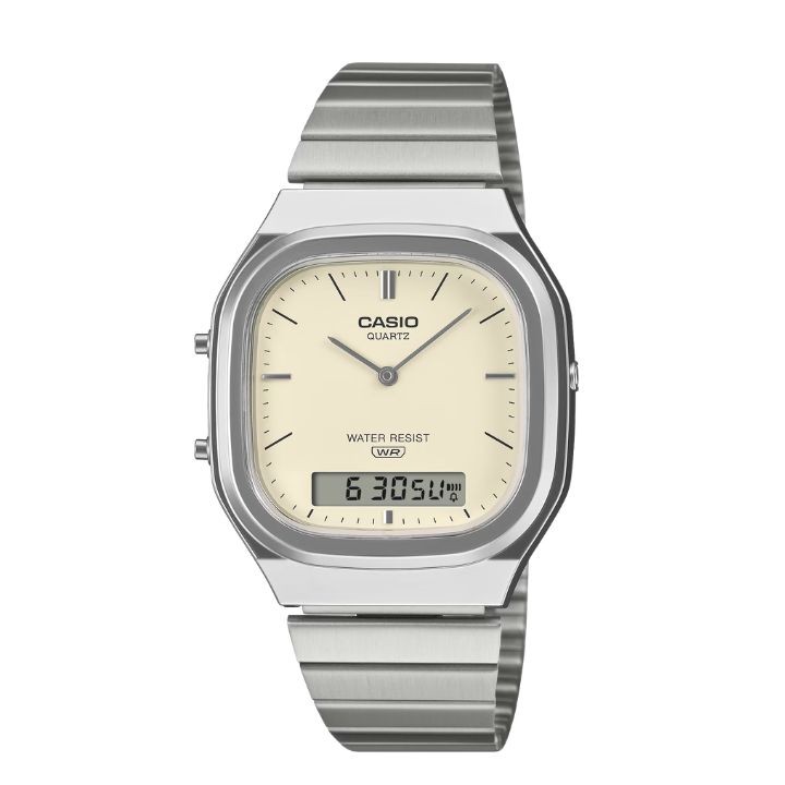 ساعة كاسيو AQ-240E-7A2 كلاسيكية آنالوج لكلا الجنسين