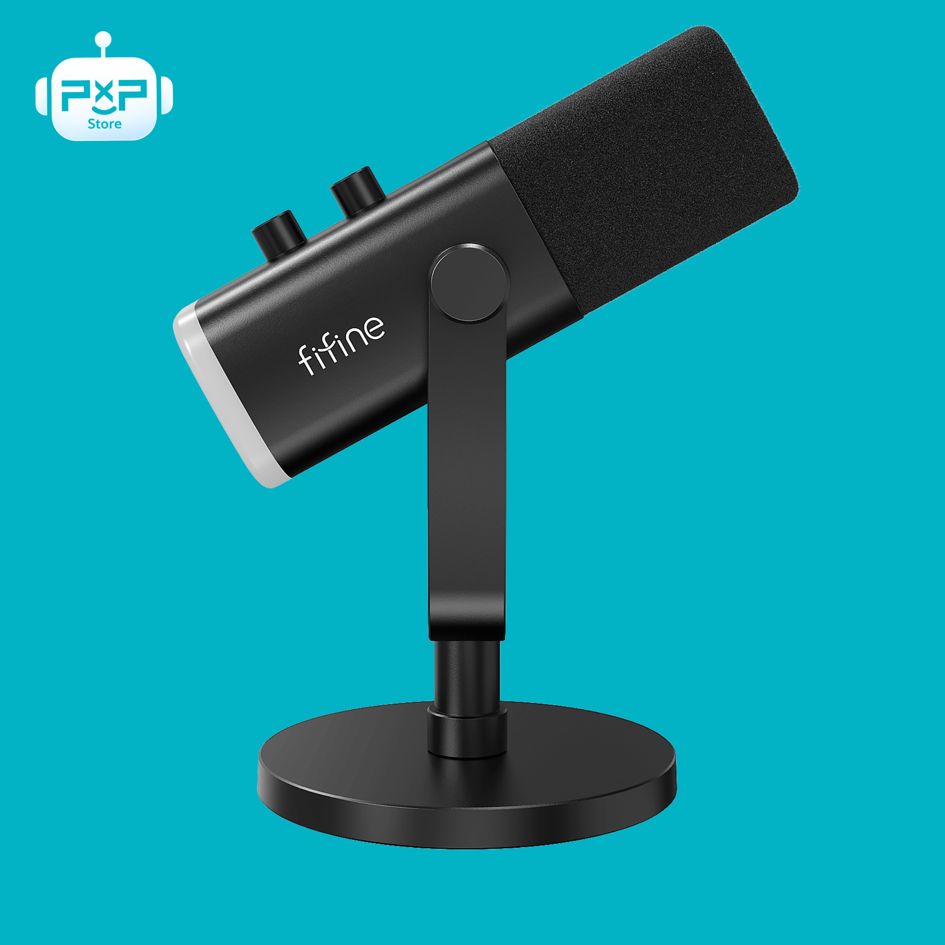 ميكروفون FIFINE AmpliGame AM8 ديناميكي USB/XLR مع إضاءة RGB