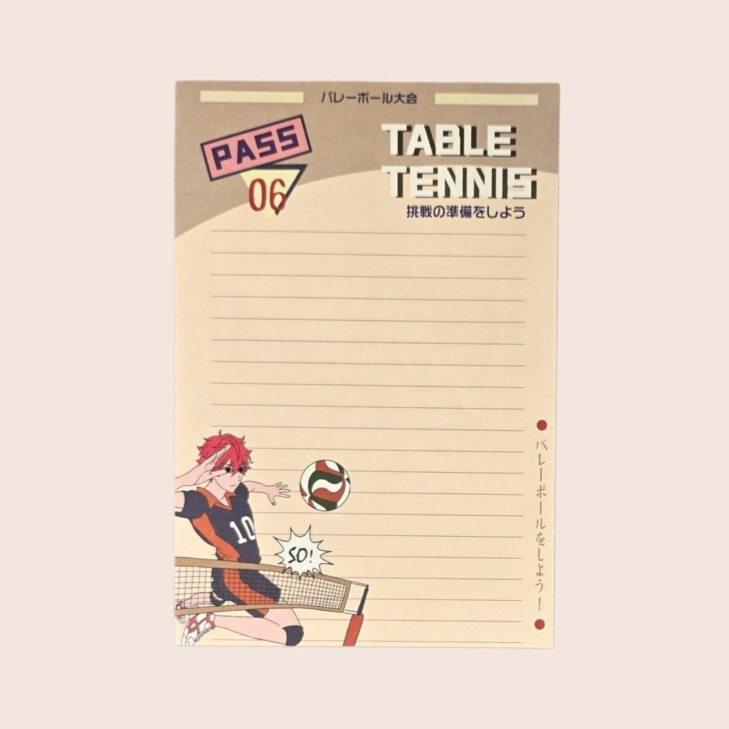 Anime Paper Pad