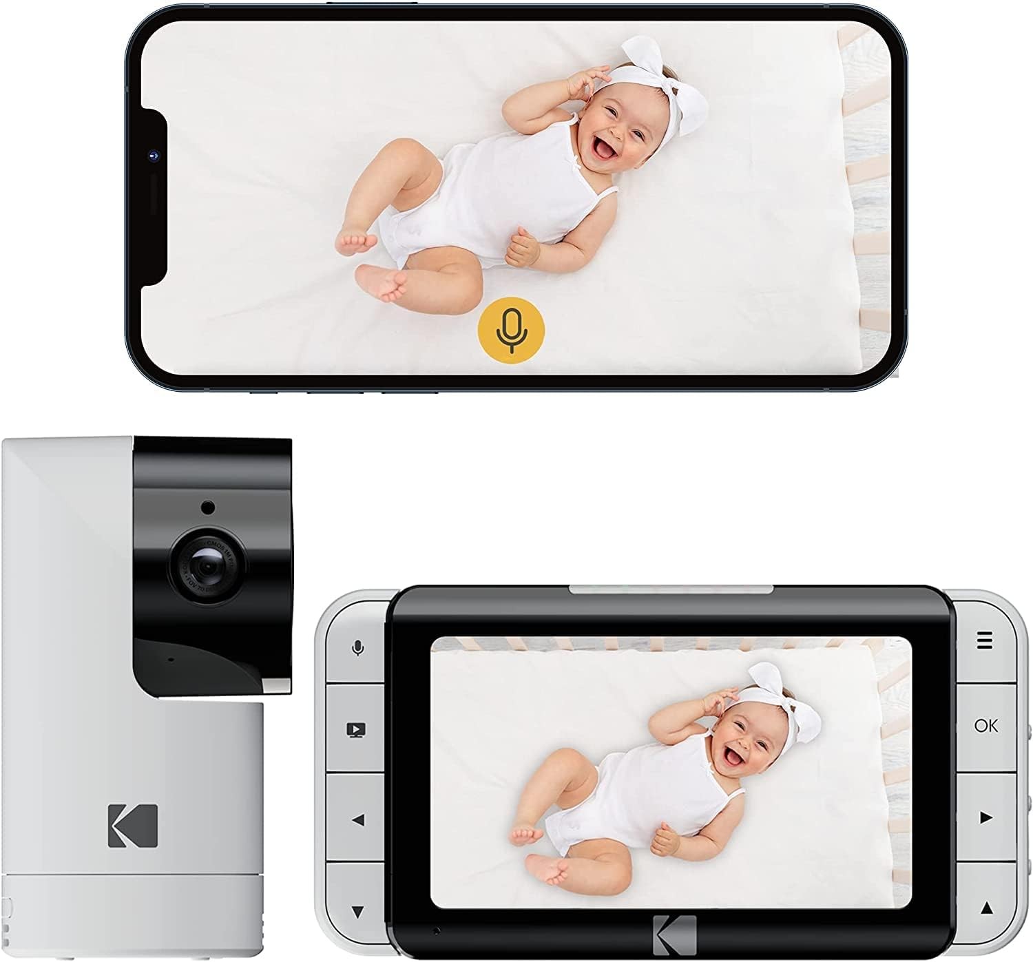 Kodak Cherish C525P Smart Video Baby Monitor
