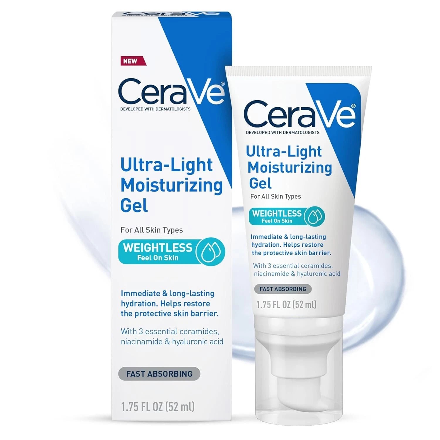CeraVe Ultra-Light Moisturizing Face Gel (52 ml)