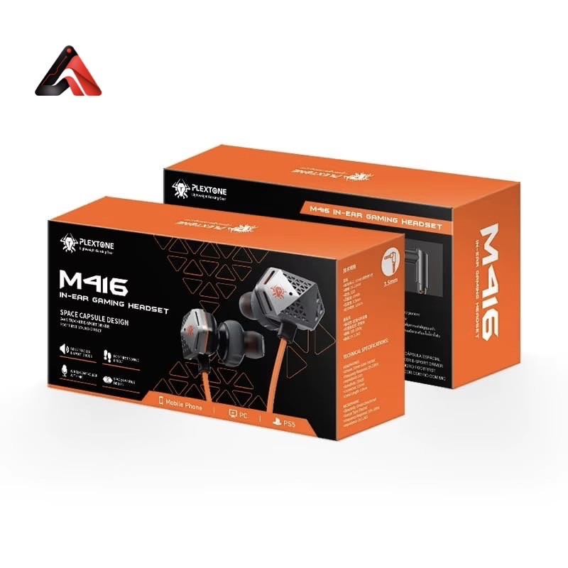 سماعة PLEXTONE الاحترافية موديل M416 تدعم الكمبيوتر و PC5