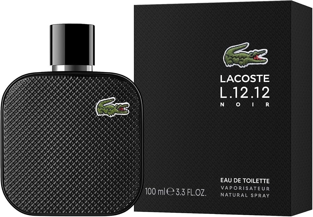 Lacoste L1212 Noir Intense Eau De Toilette Mens