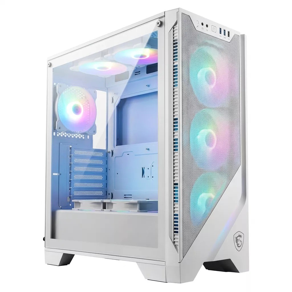 كيس حاسبة ام اس اي MSI Forge 320R Mid-Tower – ARGB أبيض