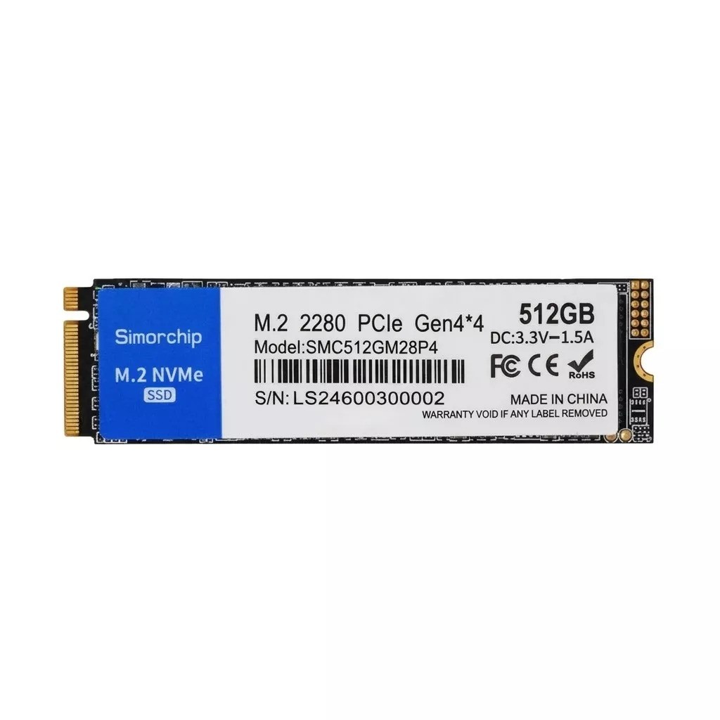 اس اس دي سيمورتشيب Simorchip 512GB M.2 NVMe