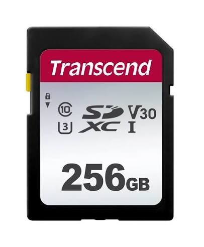 بطاقة SD ترانسيند Transcend بسعة 256GB – V30