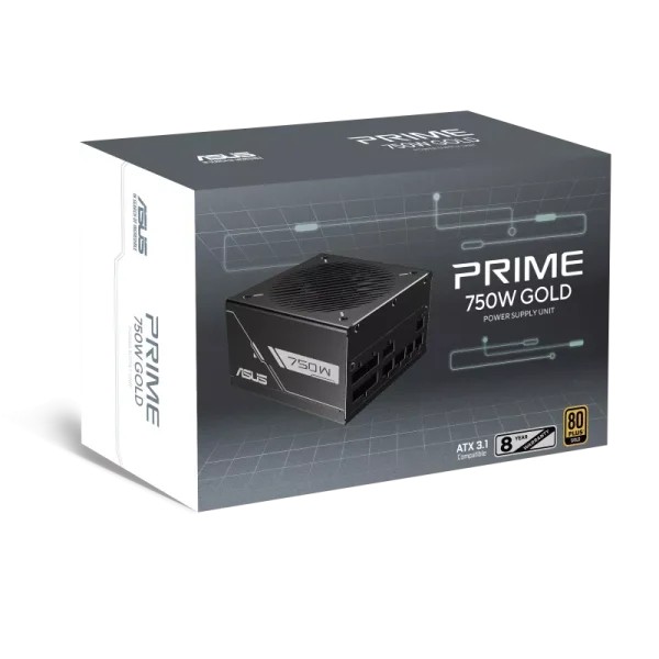 ASUS PRIME 750W Gold مزود طاقة بتصميم Fully Modular