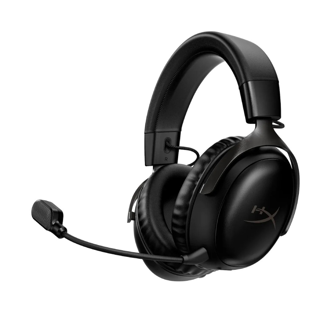 سماعة HyperX Cloud III لاسلكية للألعاب – أسود (جديد)