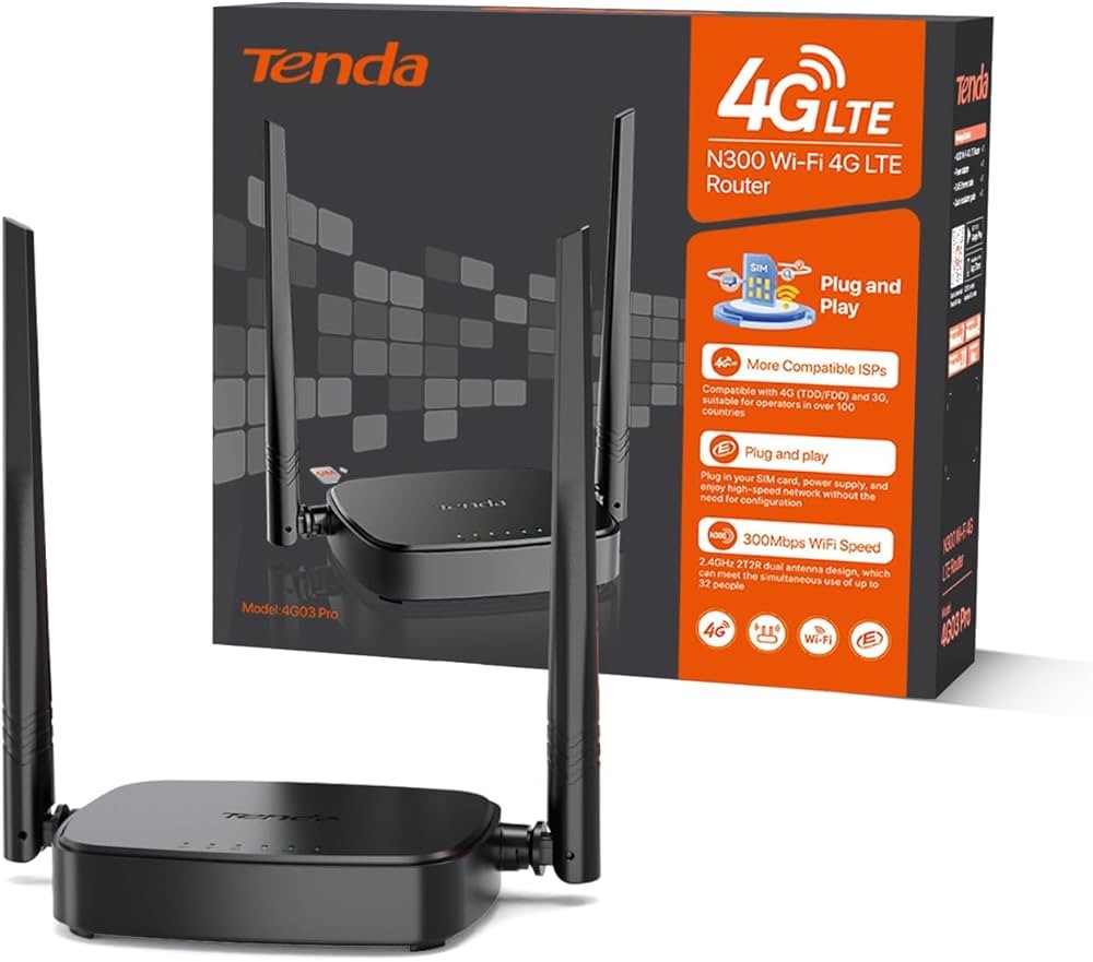 راوتر Tenda 4G03 Pro N300 4G LTE