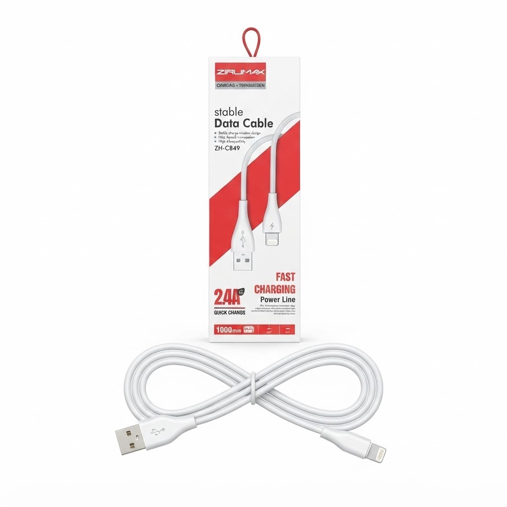 كيبل ZIRUIMAX ZH-CB49 مسطح Type-C بشحن سريع 2.4A