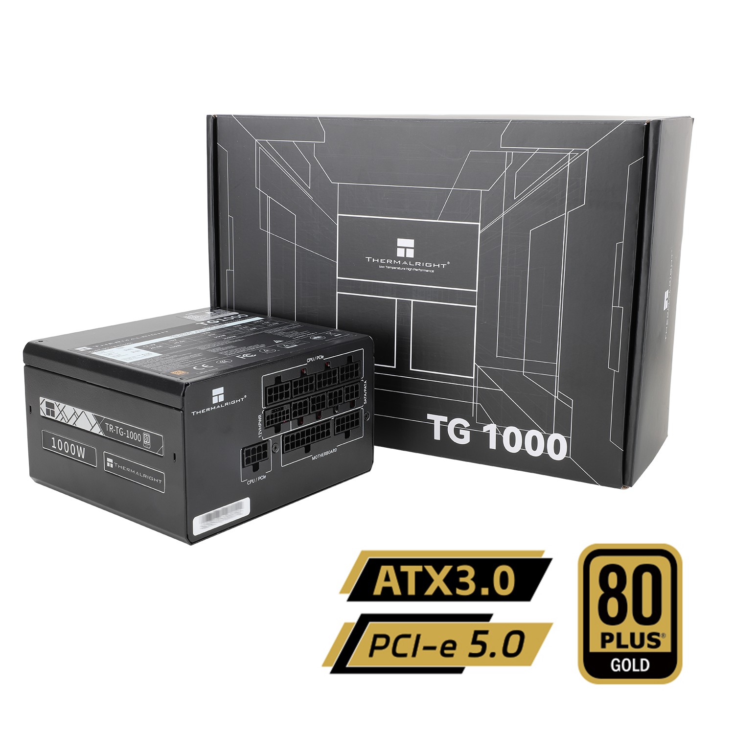 مزود طاقة Thermalright TG1000 80 Plus Gold Full Modular Black