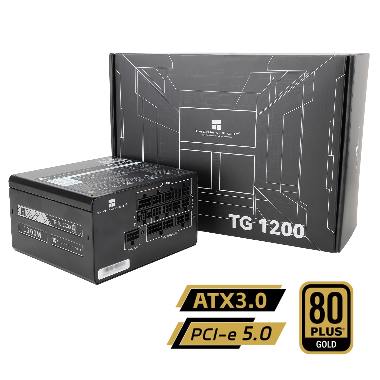 مزود طاقة Thermalright TG1200 80 Plus Gold Full Modular Black
