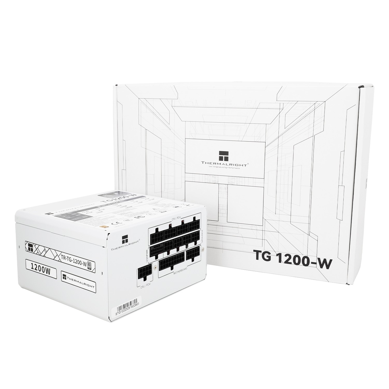 مزود طاقة Thermalright TG1200-W 80 Plus Gold Full Modular White