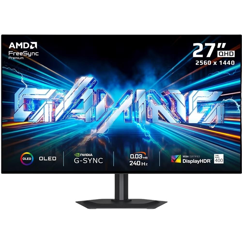 شاشة GIGABYTE GO27Q24G قيمنق 27 بوصة QHD WOLED 240Hz