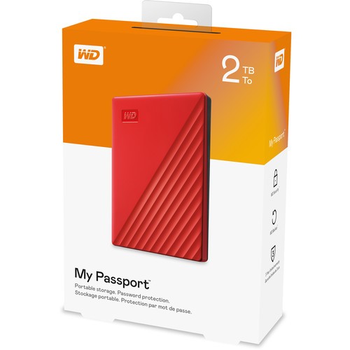 WD My Passport 2TB Portable External Hard Drive