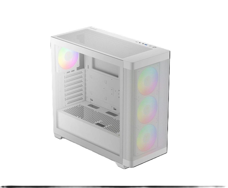 كيس GAMDIAS Athena M3 ARGB 4 Fans White