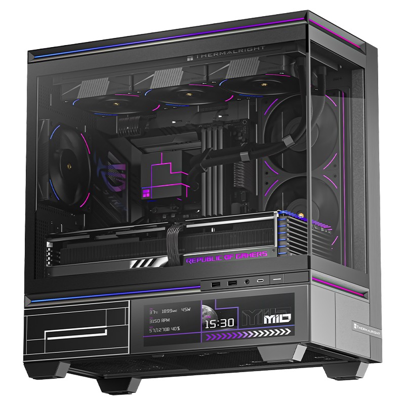 كيس Thermalright M-ATX TL-M10 VISION - Black