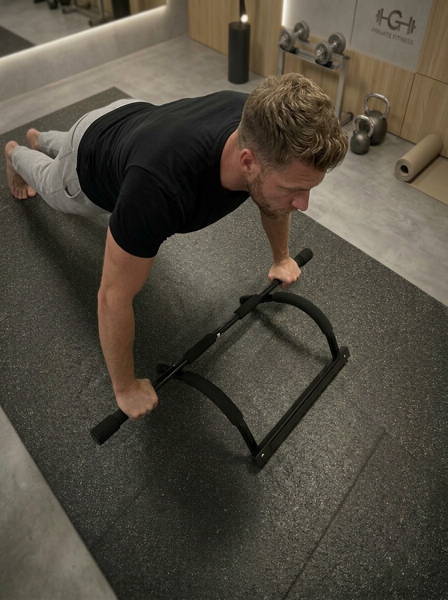 Multi-Grip Doorway Pull-Up and Push-Up Bar