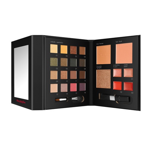 DEBORAH Make Up Book Vol.4 – Schwarzes Make-up-Set Mit über 80 Produkten Inkl. Lidschatten, Gloss & Puder