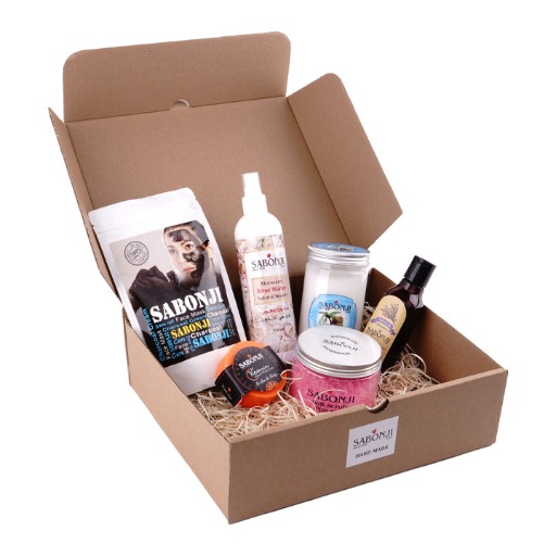 Sabonji Body & Face Care Set سيت العناية للوجه والجسم مسواگ