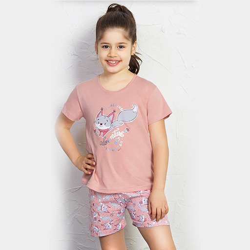 سيت شورت انكي بناتي enki girl s shorts set