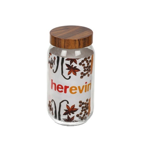 حافظة زجاجية وسط 1 لتر Medium Glass Jar 1 L مسواگ