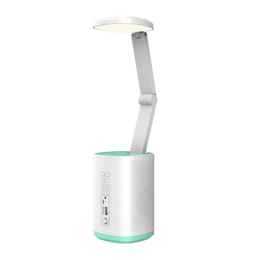 LED Desk Lamp & Speakers مصباح ليد منضدي مع مكبر صوت مسواگ