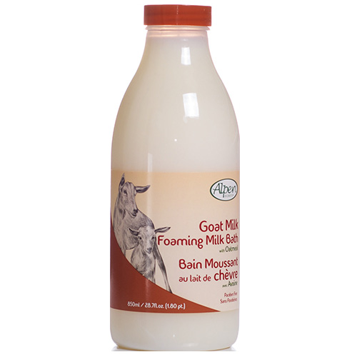 Alpen Secrets Goat Milk Foaming Milk Bath with Oatmeal غسول جسم