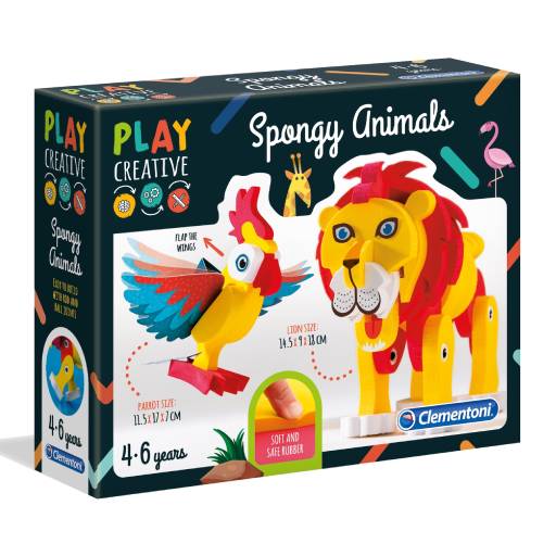 Spongy Animals لعبة تركيب للاطفال بشكل حيوانات