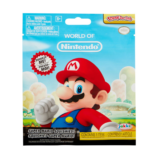World Of Nintendo Squish Dee Lish Super Mario مجسمات سوبر ماريو اسفنجية