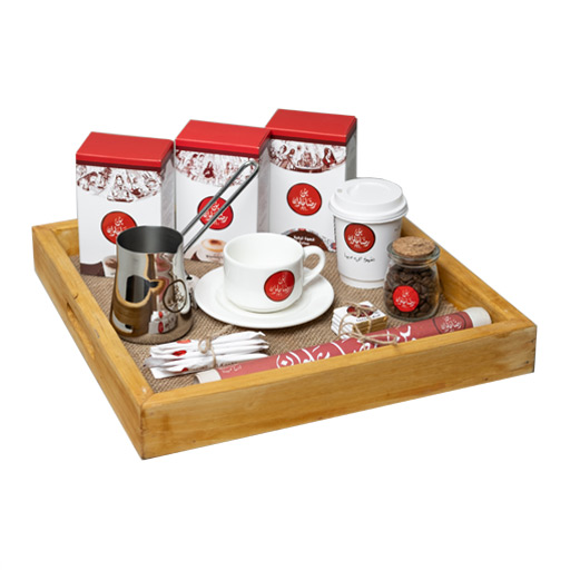 Coffee Gift Set Medium سيت هدية مربع كبير مسواگ