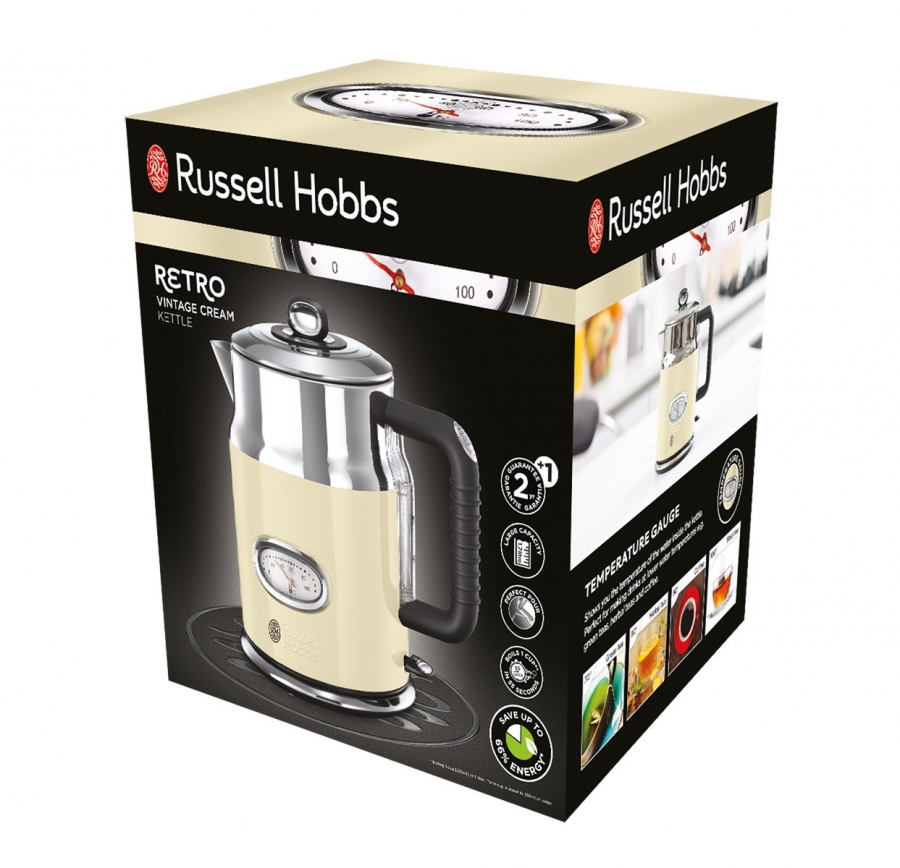 Retro Cream Electric Kettle RH21672 غلاية كهربائية