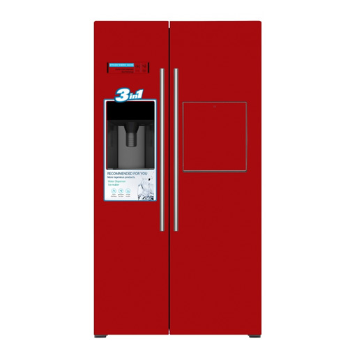 Side By Side Refrigerator With External Water Dispenser Ice Maker ثلاجة 3 في 1