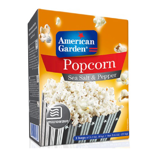 Sea Salt & Pepper Microwave Popcorn فشار سريعة التحضير مسواگ