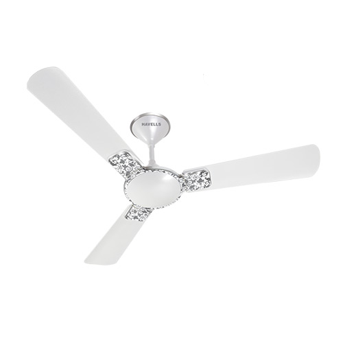 1400mm Enticer Art Pearl White Chrome Ceiling Fan مروحة سقفية