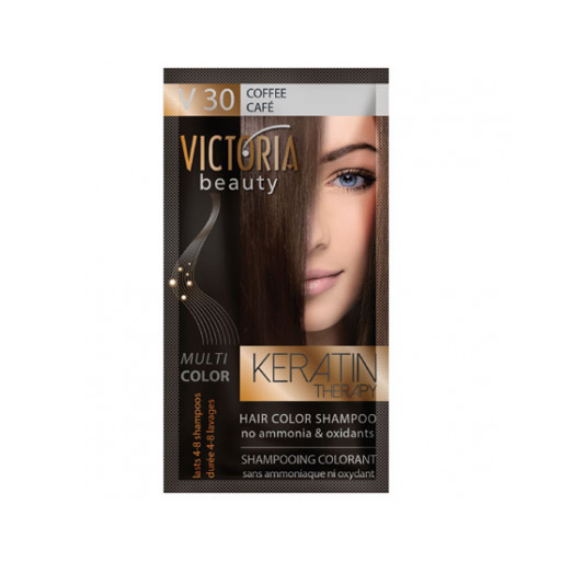 Keratin Therapy Hair Color Shampoo شامبو للشعر المصبوغ لتدرجات اللون البني