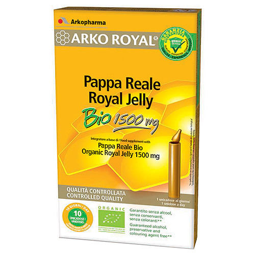 Arkopharma Bio Organic Royal Jelly 1500mg عسل ملكي عال التركيز