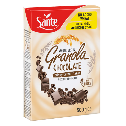 Sante Whole Grain Granola Chocolate خليط حبوب الجرانولا مع الشوكولاتة